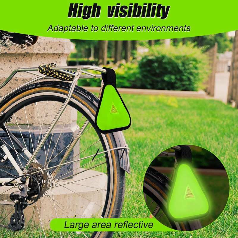 PEUTIER Reflective Triangle Sign, Bright Reflective Yield Symbol with Magic