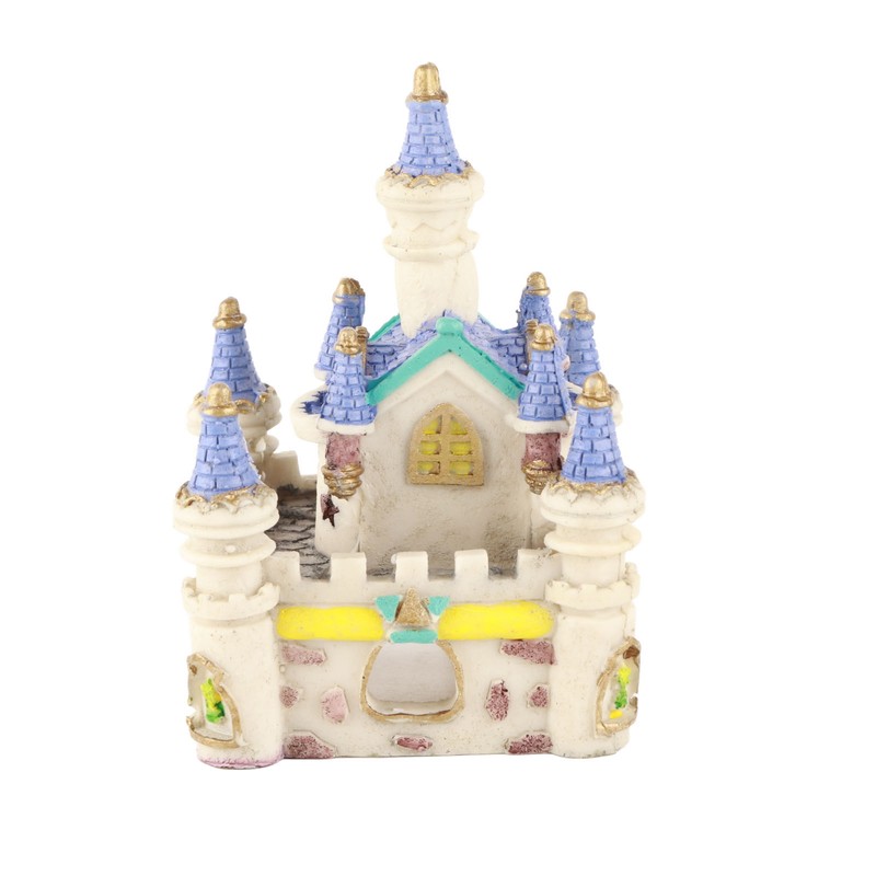 Aquarium Resin Castle Decoration High Simulation Fish Tank Roman Castle