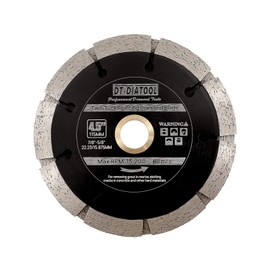 DT-DIATOOL Sandwich Tuck Point Blade - 4-1/2 Inch Mortar Raking Crack Chaser Dual Diamond Blade 7/8"-5/8" Arbor for Mortar Removal,Grout Concrete Asphalt Surfaces Repair,Masonry Brick Stone Cutting