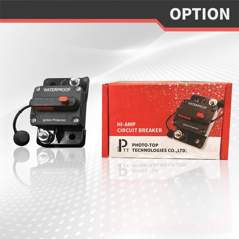 partsPTT 250 Amp 48VDC Hi-Amp Circuit Breaker with Manual Reset