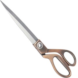 10.5'' Copper Fabric Scissors Stainless Steel sharp Tailor Scissors clothing scissors Professional Heavy Duty Dressmaking Shears Sewing Tailor