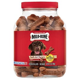 Milk Bone Soft & Chewy Dog Snacks (Beef & Filet Mignon Recipe) 37Oz (Pack of 2)