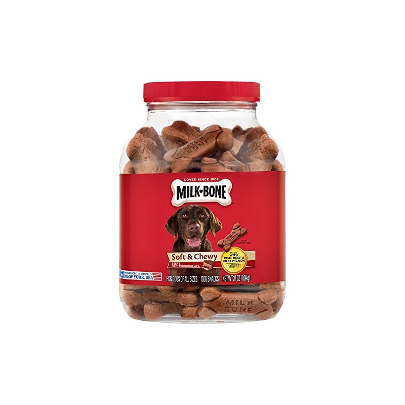 Milk Bone Soft & Chewy Dog Snacks (Beef & Filet