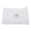 Caruso Italy Women's Embroidered 100% Pure Cotton Handkerchief Multicolor -