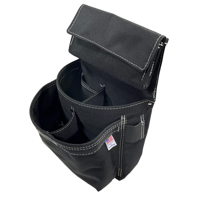 BOULDER Bag ULT 110 Ultimate Electrician Single Pouch. Black w/White