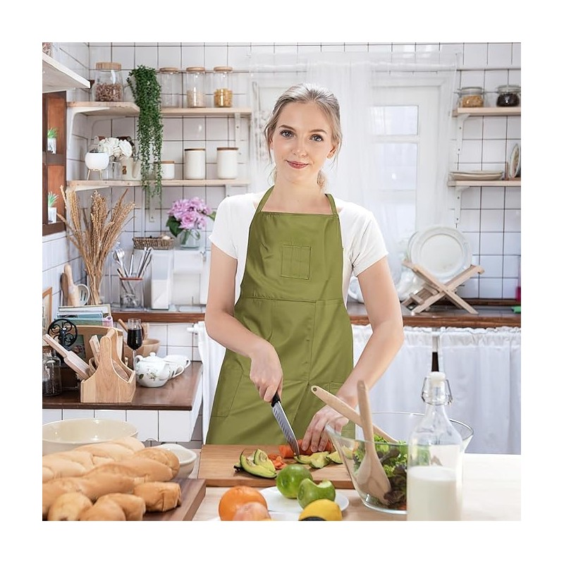 LYCN Pottery Split Leg Aprons, Full Coverage Cotton Canvas Potters