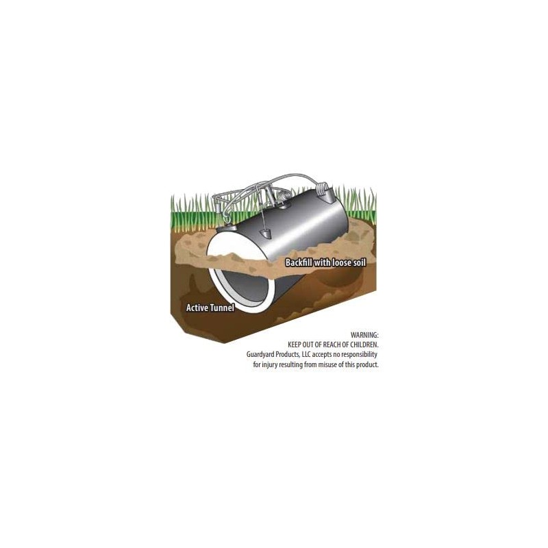Gonzo PRO 5029 Dead-End Mole & Gopher Trap - Pro