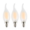 OPALRAY C35 6 Watts Dimmable LED Filament Bulb, E12 Small