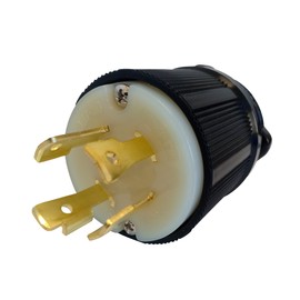 OCS Parts NEMA L17-30 Locking Plug | 600V - 30A - 3 Pole 4 Wire | cUL Listed Replacement Electical Plugs (L17-30 Plug)