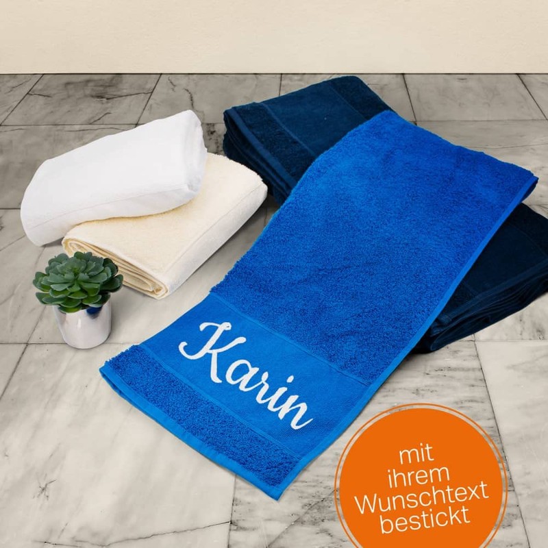 Hand Towels Set of 3 Embroidered with Name or Desired