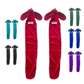 Majestic Ally Lycra Tail Bag for Horses - to Keep The Tail Clean and Protected - Set of 2 (Red)