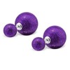 Monkimau Girls' Double Stud Earrings Made of 925 Sterling Silver