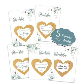Joli Coon 5 Scratch Cards of Choice - Maid of Honour Best Man Bridesmaid Ask Gift