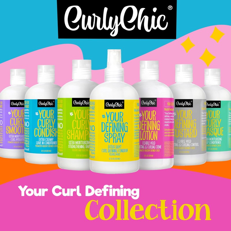 CurlyChic Your Curly Shampoo Ultra Moisturizing and Strengthening 12 fl