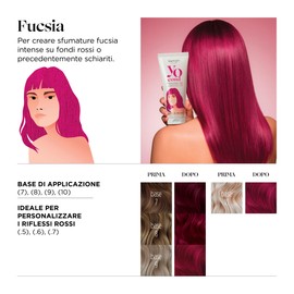 Kemon Yo Cond Fucsia Maschera Riflessante Vegan 200 ml
