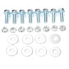 7BLACKSMITHS Rear Leaf Spring Hanger Set Compatible with 1999-2015 Chevy