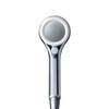SAN-EI Faucet Showerhead Rainy Metallic White [Approx. 50% Water Conservation