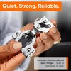Decobasics 60 Pack Soft Close Cabinet Hinges – 1/2" Overlay