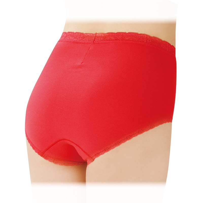 Selvan Red Deep Lace Shorts Set of 2 LL