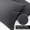 PiccoCasa Pillowcases 2 Pack Cotton Pillow Cases with Zipper Closure