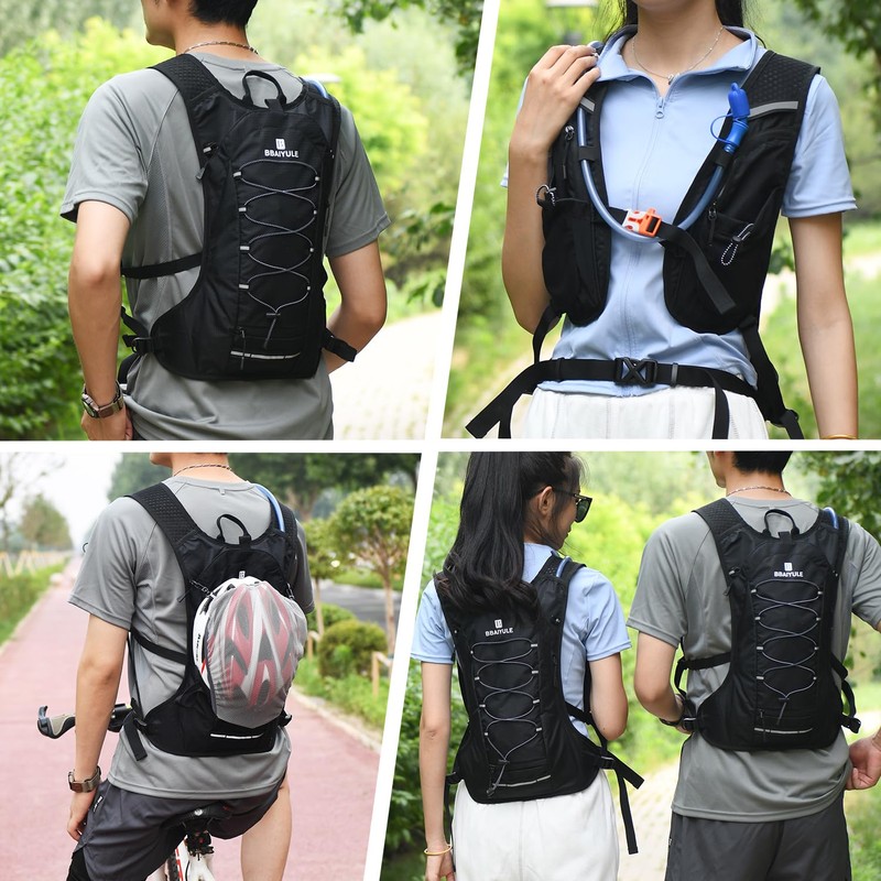 Hydration Backpack with Hydration Bladder, Running Backpack with Hydration Bladder