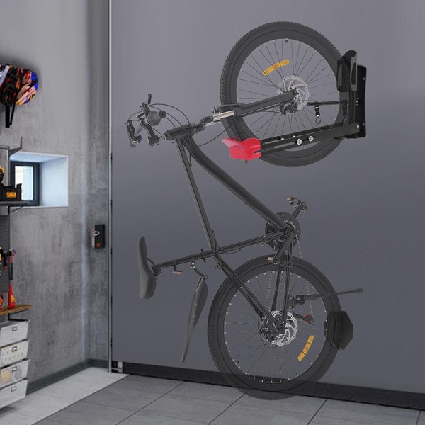 JAYGOVAN Bike Wall Mount Swivel Bike Rack Garage with 2