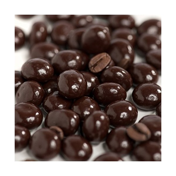 Dark Chocolate Covered Espresso Coffee Beans 2 Lb, 32 oz in Resealable Bag By FirstChoiceCandy