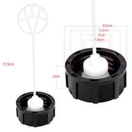 LUCKYKODOR Pack of 2 Fuel Cap Petrol Cap Fuel Cap Chainsaw Oil Tank Cap for Petrol Tank Brush Cutter Hedge Trimmer Lawn Mower Chainsaws