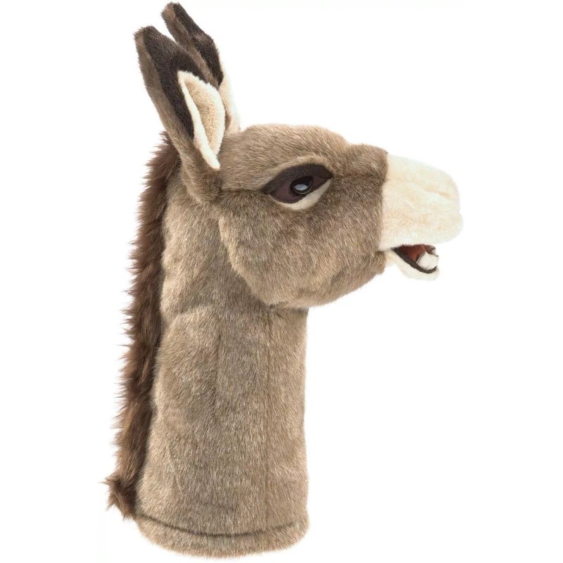 Folkmanis Donkey Stage Puppet, Brown, Beige NEW