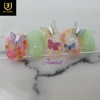 Flower Road Only Handmade Nail Tips - Long Round Square