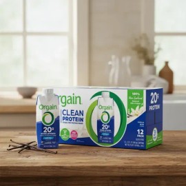 Batido De Proteina Chocolate O Vainilla Bebible Orgain 12 Pz                                                                                          