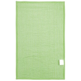 Brandsseller Modern Chenille Shaggy Style Bath Mat, Shower Mat, 50 x 80 cm, Green