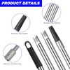 Extension Pole 1.3-4.8 ft Long Paint Roller Telescopic Extendable Poles