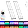 Haigvel Under Cabinet Lights Wireless, 58-LED Rechargeable Motion Sensor Closet