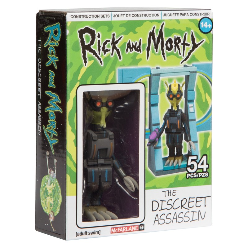 McFarlane Toys Rick & Morty The Discreet Assassin Micro Construction