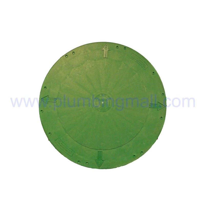 TUF-Tite 24" Heavy Duty Flat Riser Lid for TUF-Tite Risers