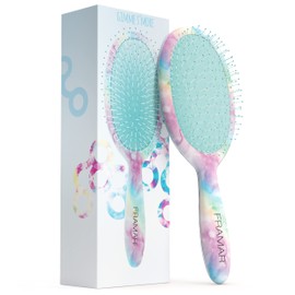 FRAMAR FRAMAR Detangling Brush for Curly Hair – Blue Tie Dye Hair Brushes for Women Detangler, Hair Brush for Women, Hair Detangler Brush for Curly Hair, Elegant Hair Brush Detangler Kids Hair Brush