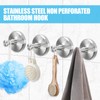 SUPRROW Pack of 4 Towel Holders, No Drilling, Suction Cup