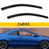 PLDDE 2pcs Window Visors Compatible with 2006-2011 Honda Civic 2-Door