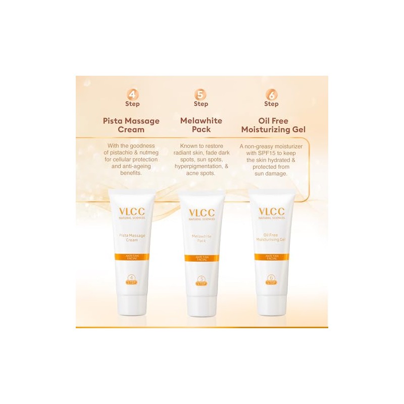 Vlcc Kit Facial Anti Bronceado Incluye Productos Cuidado Piel Tono
