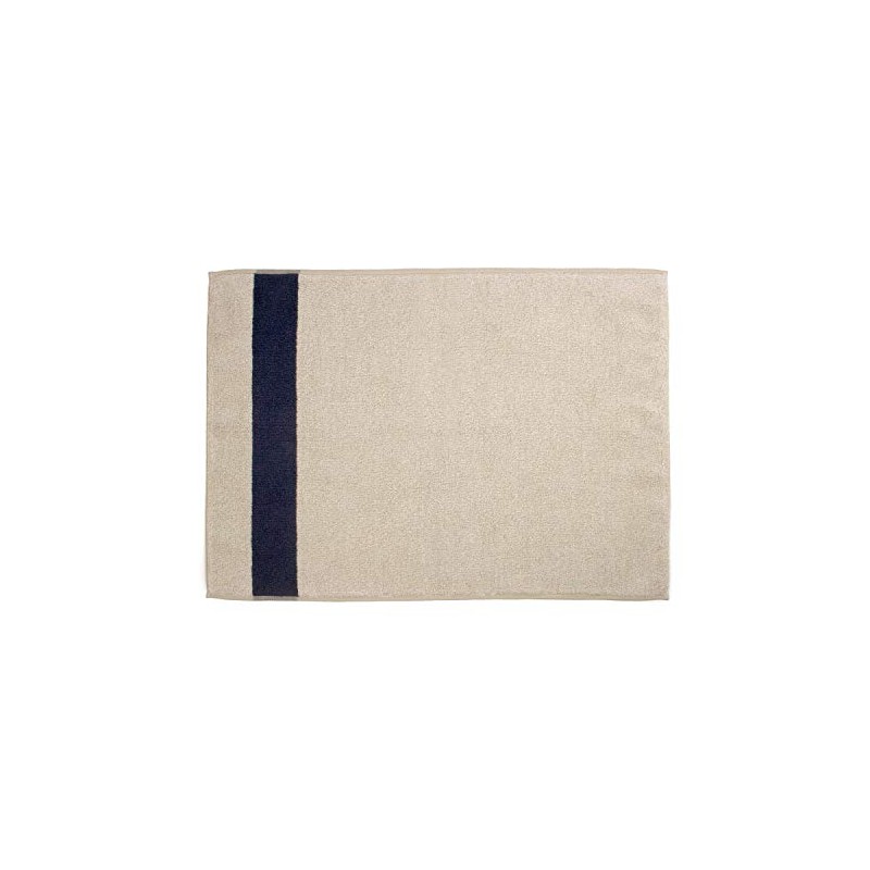Imabari Towel Certified Absorbent Quick-Drying Bath Mat "line" 100% Cotton,