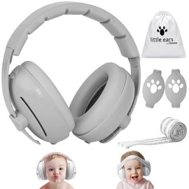 auvstar 2-in-1 Baby Ear Protection Headphones, Ear Muffs, Noise Protection for Newborns, Hearing Protection for Children, Baby, Adjustable Noise Protection Baby Headphones, Baby Headphones Noise