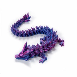 3D Printed Dragon with Egg Dinosaur Toys for Boys and Girls Dragon Egg Fidget Toy Flexible Joints Dragon