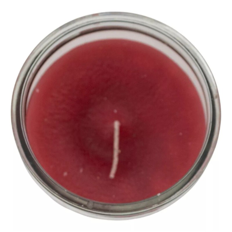 CEB 4 Veladoras Rojas De Parafina Vaso Jumbo