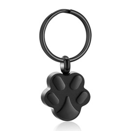 Cremation Jewelry Urn Keychain for Pet Human Ashes Dog Cat Keepsake Memorial Urn Keychain Ash Holder for Women Men