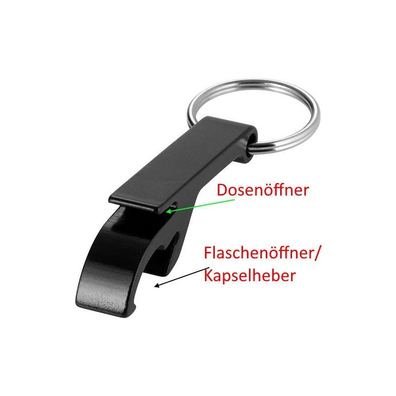 4 Colourful Key Ring with Bottle Opener Bottle Opener Can