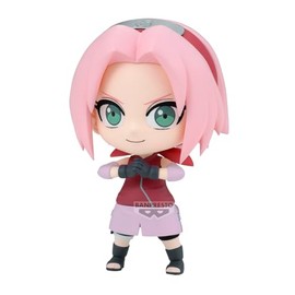 Banpresto Naruto Shippuden Reporize Figura Haruno Sakura Figura de Colección Bandai Estatuilla en Escala de 5” Original
