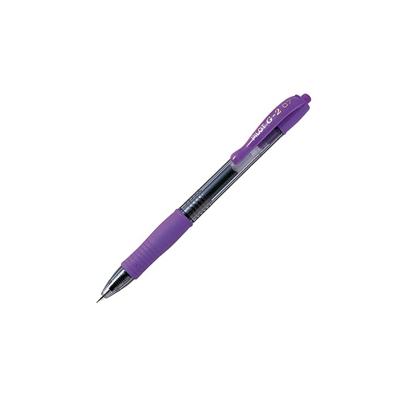 Pilot G2 07 Ballpoint Gel Pens Pack of 12 Purple