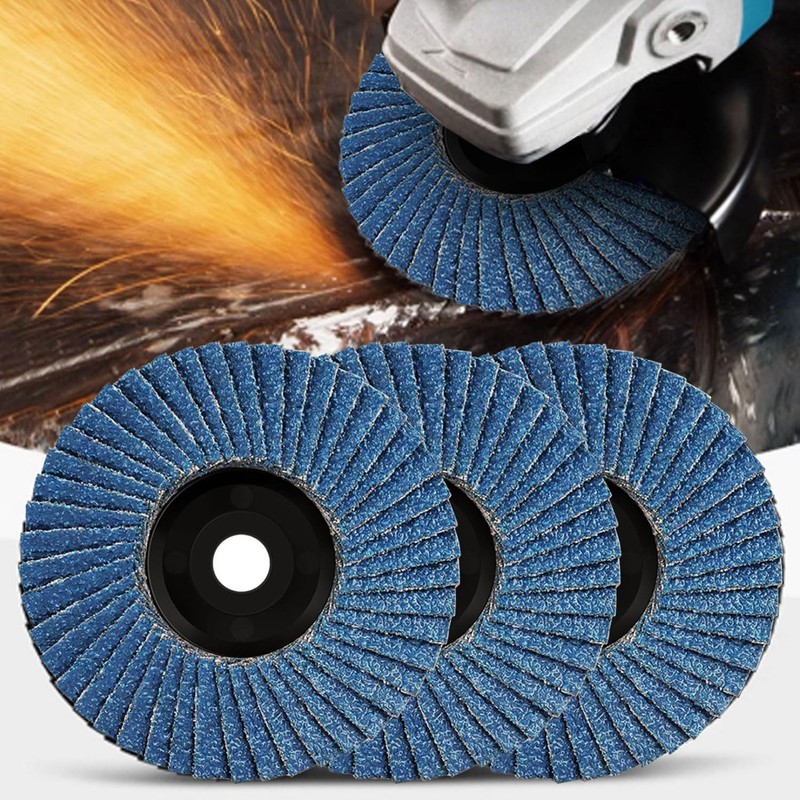 Alrens Pack of 12 Flap Discs, Flap Discs, Sanding Discs,