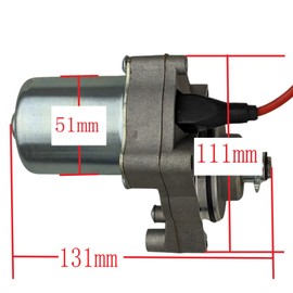 RedCap 3-Bolt Starter Motor for 50cc 70cc 90cc 100cc 110cc 125cc Pit Dirt Bike ATV Go-Kart Dune Buggy Quad Fits TaoTao SSR Roketa Coolster Jonway SunL Kazuma Meerkat 4-Stroke Engines